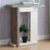 Nebra 3 Shelf Console Table Dark Taupe - HOMES: Inside + Out -Console Tables Sales unnamed file 2822