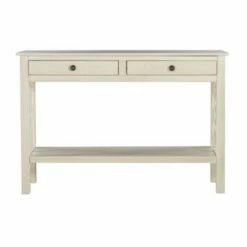 Whitley Antique Console Table White - Linon