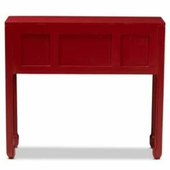 Melodie 6 Drawer Console Table Red - Baxton Studio -Console Tables Sales unnamed file 2859