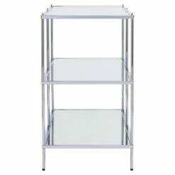 Benton Glam Mirrored Console Table - Chrome - Aiden Lane -Console Tables Sales unnamed file 2870