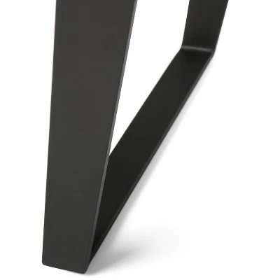 60" Mitchell Solid Acacia Wood Console Sofa Table Distressed Charcoal Brown - WyndenHall 7 60" Mitchell Solid Acacia Wood Console Sofa Table Distressed Charcoal Brown - WyndenHall - Image 5