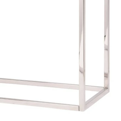 Pendroy Boho Glam Handcrafted Wood Console Table Natural/Silver - Christopher Knight Home 5 Pendroy Boho Glam Handcrafted Wood Console Table Natural/Silver - Christopher Knight Home - Image 3