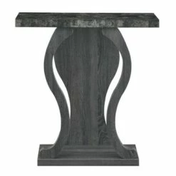 Newport Terry B Console Table with Shelf Black Faux Marble/Weathered Gy - Breighton Home -Console Tables Sales unnamed file 2919