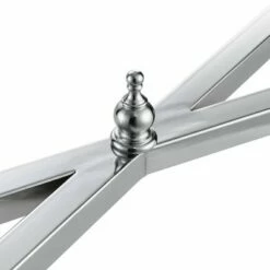 Tudor Console Table with Shelf Clear Glass/Chrome - Breighton Home -Console Tables Sales unnamed file 2938