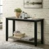 Parkview Open Shelf Sofa Table Gray/Black - HOMES: Inside + Out