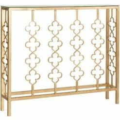 Carolina Console Table - Gold/Glass - Safavieh -Console Tables Sales unnamed file 2944