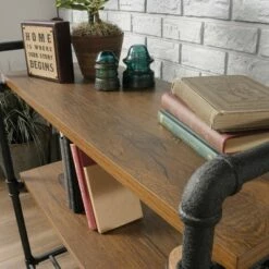 Iron City Anywhere Console Checked Oak - Sauder -Console Tables Sales unnamed file 2980