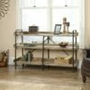 Carson Forge Anywhere Console Lintel Oak - Sauder -Console Tables Sales unnamed file 2991