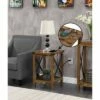 Durango Console Table with Shelf - Breighton Home Oak/black -Console Tables Sales unnamed file 3017