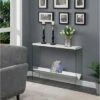 Soho V Console Table with Shelf White - Breighton Home -Console Tables Sales unnamed file 3036