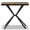 Carlo Modern Wood and Metal Console Table - Baxton Studio Walnut/black -Console Tables Sales unnamed file 3052