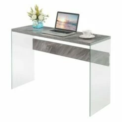 Soho Console Table Gray Faux Marble - Breighton Home -Console Tables Sales unnamed file 3066
