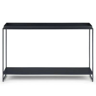 47" Morton Tray Top Console Table Black - WyndenHall 5 47" Morton Tray Top Console Table Black - WyndenHall - Image 3