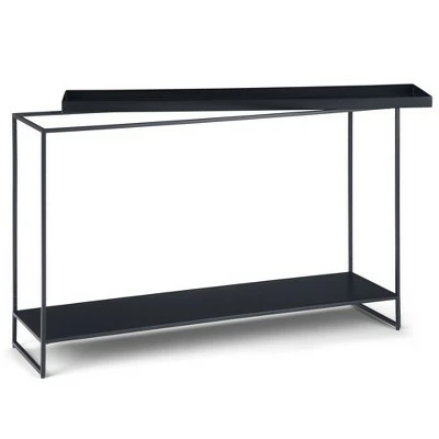 47" Morton Tray Top Console Table Black - WyndenHall 11 47" Morton Tray Top Console Table Black - WyndenHall - Image 9