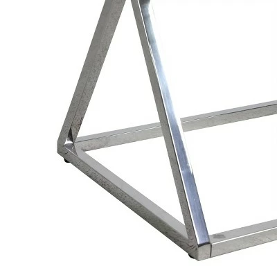 Murley Modern Glam Console Table with Mirror Tabletop Silver - Christopher Knight Home 8 Murley Modern Glam Console Table with Mirror Tabletop Silver - Christopher Knight Home - Image 6