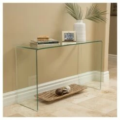 30" Ramona Console Table Clear - Christopher Knight Home