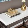 Cobepers Contemporary Console Table Brown/White - Aiden Lane -Console Tables Sales unnamed file 3158