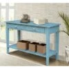 Spencer Console Server Table Antique Ocean Blue - International Concepts 1 Spencer Console Server Table Antique Ocean Blue - International Concepts -Console Tables Sales unnamed file 3166