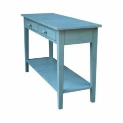 Spencer Console Server Table Antique Ocean Blue - International Concepts -Console Tables Sales unnamed file 3168