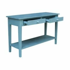 Spencer Console Server Table Antique Ocean Blue - International Concepts -Console Tables Sales unnamed file 3170