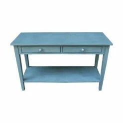 Spencer Console Server Table Antique Ocean Blue - International Concepts -Console Tables Sales unnamed file 3173