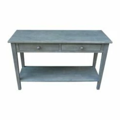 Spencer Console Server Table Antique Washed Heather Gray - International Concepts -Console Tables Sales unnamed file 3182