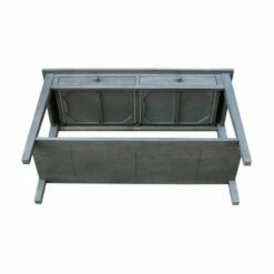 Spencer Console Server Table Antique Washed Heather Gray - International Concepts -Console Tables Sales unnamed file 3183