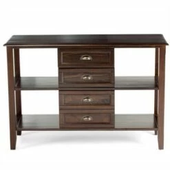 44" Essex Medium Storage Cabinet Mahogany Brown - WyndenHall -Console Tables Sales unnamed file 3197