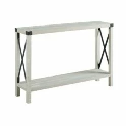 Sophie Rustic Farmhouse X Frame Entry Table - Saracina Home Gray Wash -Console Tables Sales unnamed file 32