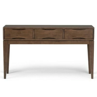54" Pearson Solid Hardwood Console Sofa Table Walnut Brown - WyndenHall 8 54" Pearson Solid Hardwood Console Sofa Table Walnut Brown - WyndenHall - Image 6