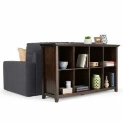 Normandy 8 Cube Storage Sofa Table - Wyndenhall Gold/brown