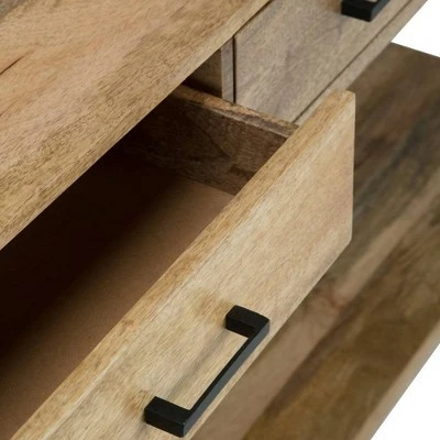 55" Lawson Solid Mango Wood Console Sofa Table Natural - WyndenHall 4 55" Lawson Solid Mango Wood Console Sofa Table Natural - WyndenHall - Image 2