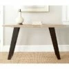 Waldo Console Table - Natural & Black - Safavieh