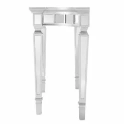Glenrose Glam Mirrored Console Table - Matte Silver - Aiden Lane -Console Tables Sales unnamed file 3297