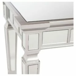Glenrose Glam Mirrored Console Table - Matte Silver - Aiden Lane -Console Tables Sales unnamed file 3300