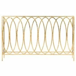 Carina Oval Ringed Console Table - Gold - Safavieh -Console Tables Sales unnamed file 3305