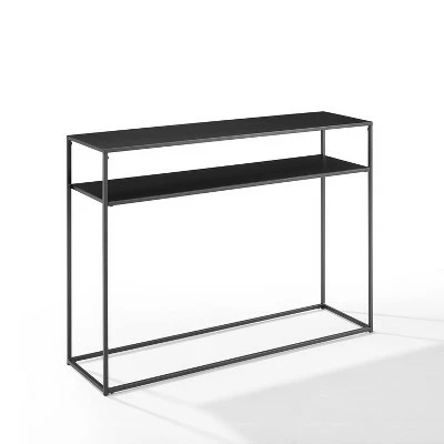 Braxton Console Table Matte Black - Crosley 3 Braxton Console Table Matte Black - Crosley
