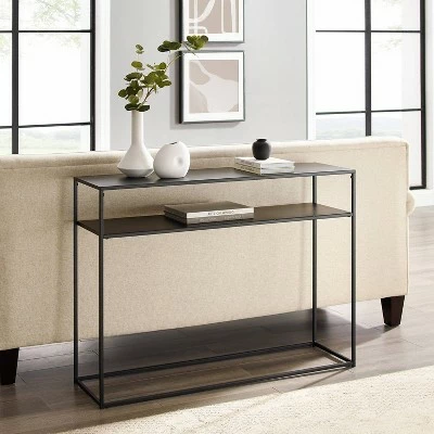 Braxton Console Table Matte Black - Crosley 5 Braxton Console Table Matte Black - Crosley - Image 3