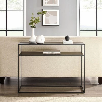 Braxton Console Table Matte Black - Crosley 6 Braxton Console Table Matte Black - Crosley - Image 4