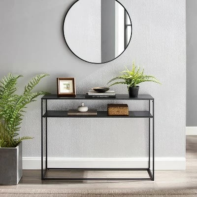 Braxton Console Table Matte Black - Crosley 8 Braxton Console Table Matte Black - Crosley - Image 6
