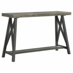 Lanshire Rustic Industrial Metal & Wood Entry Console Table - Inspire Q Brown 19 Lanshire Rustic Industrial Metal & Wood Entry Console Table - Inspire Q Brown -Console Tables Sales unnamed file 334