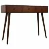 Decor Therapy Mid Century Three Drawer Wood Console Table - Décor Therapy Walnut -Console Tables Sales unnamed file 3349