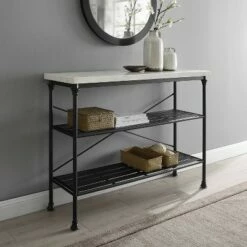 Madeleine Console - Crosley Matte Black -Console Tables Sales unnamed file 3386