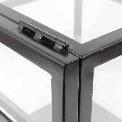 Decor Therapy Claira Glass and Metal Console Table Black - Décor Therapy 7 Decor Therapy Claira Glass and Metal Console Table Black - Décor Therapy - Image 5