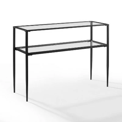 Ashton Console Table Matte Black - Crosley 3 Ashton Console Table Matte Black - Crosley