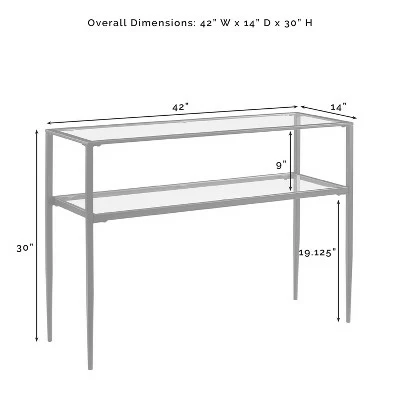 Ashton Console Table Matte Black - Crosley 11 Ashton Console Table Matte Black - Crosley - Image 9