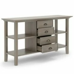 Mansfield Console Sofa Table - WyndenHall Distressed Gray -Console Tables Sales unnamed file 344