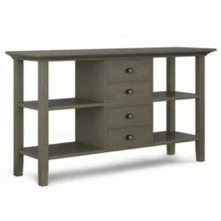 Mansfield Console Sofa Table - WyndenHall Distressed Gray -Console Tables Sales unnamed file 345