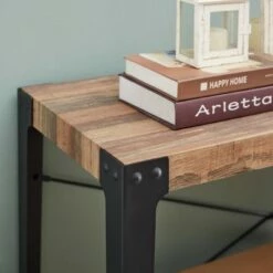 Modern Industrial Console Table Metal/Distressed Wood - Danya B. -Console Tables Sales unnamed file 3453