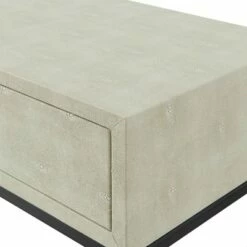 Faux Shagreen Modern 2 Drawer Entry Table - Saracina Home Gray -Console Tables Sales unnamed file 3459